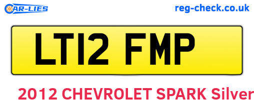 LT12FMP are the vehicle registration plates.