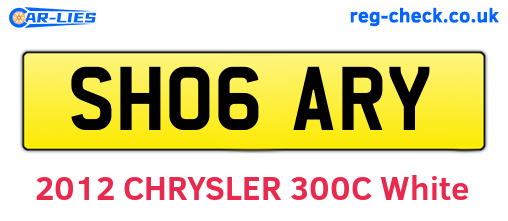SH06ARY are the vehicle registration plates.