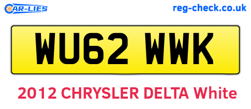 WU62WWK are the vehicle registration plates.