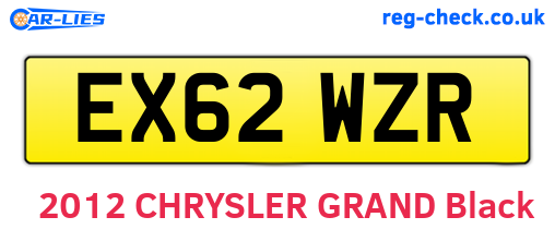 EX62WZR are the vehicle registration plates.
