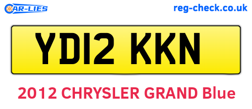 YD12KKN are the vehicle registration plates.