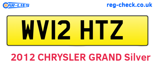 WV12HTZ are the vehicle registration plates.