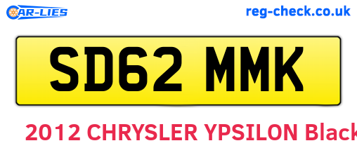 SD62MMK are the vehicle registration plates.