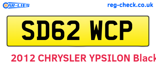 SD62WCP are the vehicle registration plates.