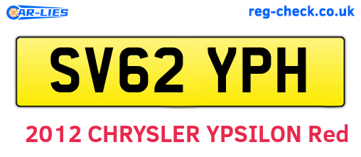 SV62YPH are the vehicle registration plates.