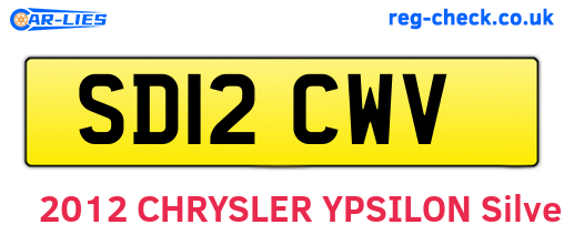 SD12CWV are the vehicle registration plates.