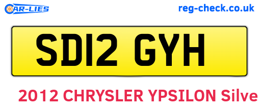 SD12GYH are the vehicle registration plates.