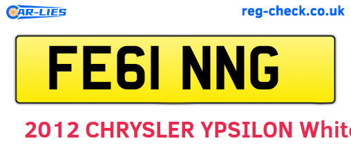 FE61NNG are the vehicle registration plates.