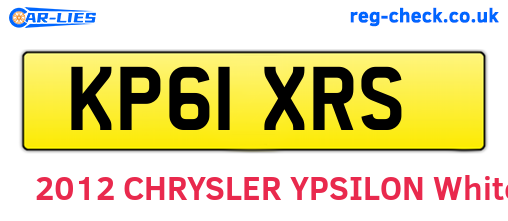 KP61XRS are the vehicle registration plates.