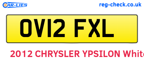 OV12FXL are the vehicle registration plates.