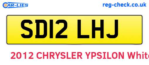 SD12LHJ are the vehicle registration plates.