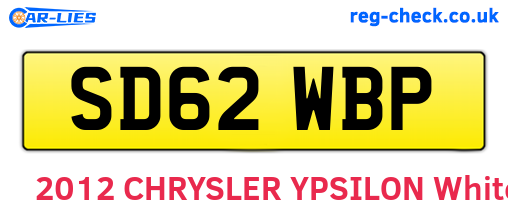 SD62WBP are the vehicle registration plates.