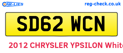 SD62WCN are the vehicle registration plates.