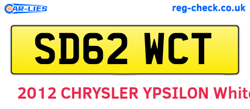SD62WCT are the vehicle registration plates.
