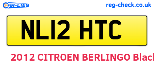 NL12HTC are the vehicle registration plates.