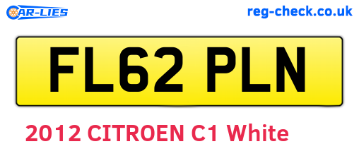FL62PLN are the vehicle registration plates.