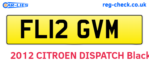 FL12GVM are the vehicle registration plates.