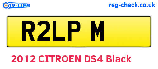 R2LPM are the vehicle registration plates.