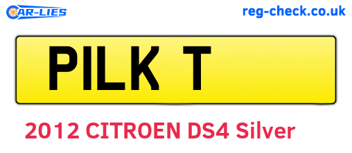 P1LKT are the vehicle registration plates.