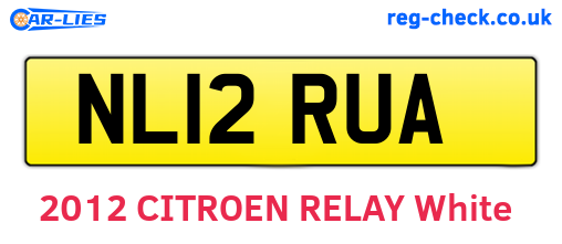 NL12RUA are the vehicle registration plates.