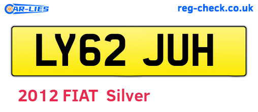 LY62JUH are the vehicle registration plates.