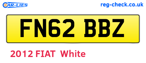 FN62BBZ are the vehicle registration plates.