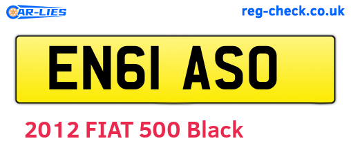 EN61ASO are the vehicle registration plates.