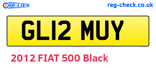GL12MUY are the vehicle registration plates.
