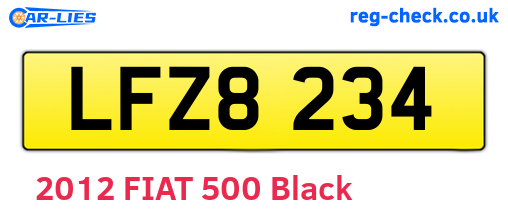 LFZ8234 are the vehicle registration plates.