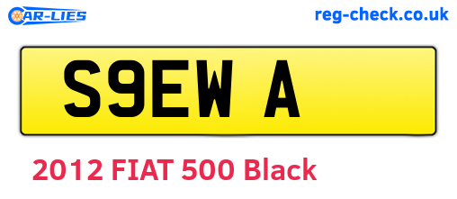 S9EWA are the vehicle registration plates.