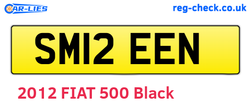 SM12EEN are the vehicle registration plates.