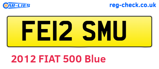 FE12SMU are the vehicle registration plates.