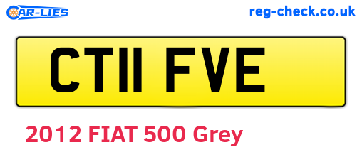 CT11FVE are the vehicle registration plates.