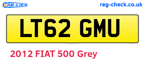 LT62GMU are the vehicle registration plates.