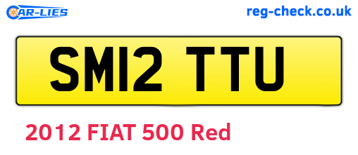 SM12TTU are the vehicle registration plates.