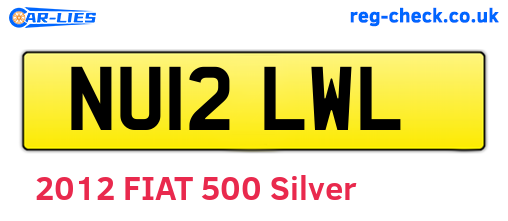 NU12LWL are the vehicle registration plates.