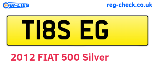 T18SEG are the vehicle registration plates.