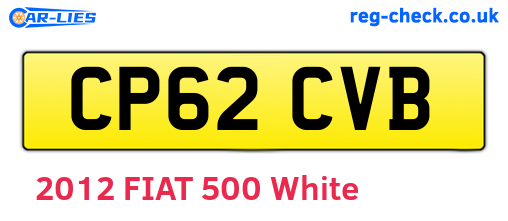 CP62CVB are the vehicle registration plates.