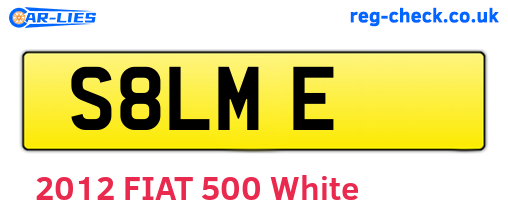 S8LME are the vehicle registration plates.