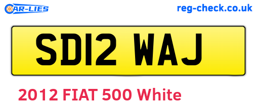 SD12WAJ are the vehicle registration plates.