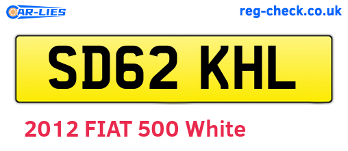 SD62KHL are the vehicle registration plates.