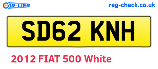 SD62KNH are the vehicle registration plates.