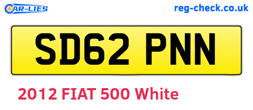 SD62PNN are the vehicle registration plates.