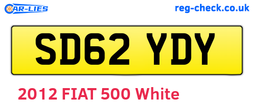 SD62YDY are the vehicle registration plates.