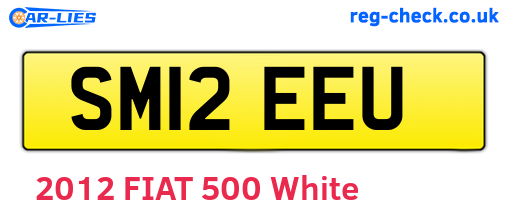 SM12EEU are the vehicle registration plates.