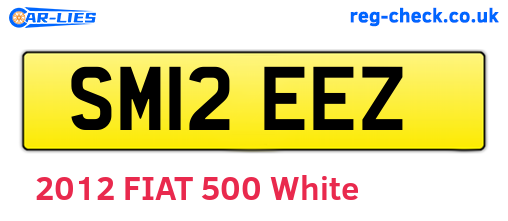 SM12EEZ are the vehicle registration plates.