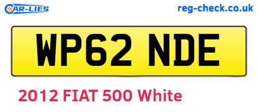 WP62NDE are the vehicle registration plates.