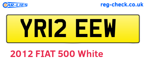 YR12EEW are the vehicle registration plates.