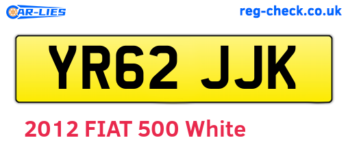 YR62JJK are the vehicle registration plates.