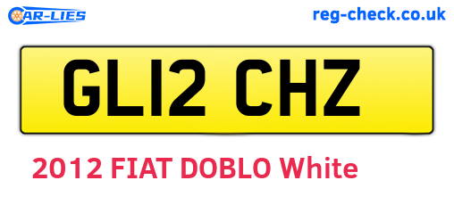 GL12CHZ are the vehicle registration plates.